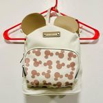 Disney Minnie mouse mickey mouse back pack!! Tan & white land purse! NWT! Photo 0