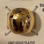 NWT House of Harlow Gold Ring Sz 8 Photo 3