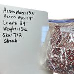 Maeve By Anthropologie Red Diamond Pattern Wrap Pencil Skirt Size XS Photo 9