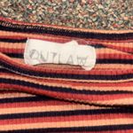 Outlaw striped crop top size medium Multiple Photo 2