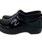 Dansko Black Patent Leather Comfort Clog Shoes Womens 10.5-11 Nurse Professional Photo 6