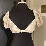 Dippin' Daisy's 💜 NWT Dippin’ Daisy’s Marla Crop Top Tie Front Cover Up in Beige Photo 0