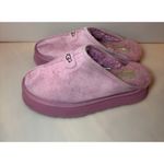 UGG  Disquette Pink Suede Sheepskin Slippers - Women's US 9 Photo 1
