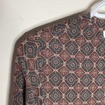 Liz Claiborne  oriental print silk blouse size 4p Photo 4