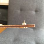 Paw Print Cut Out Stainless Steel Fashion Stud Earrings, ROSE GOLD Pink Photo 8