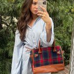 Target Classy holiday plaid faux leather bag shoulder bag   Photo 1