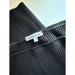 Cotton Citizen $185 New  Ribbed Boatneck Mini Dress Black Small Photo 5