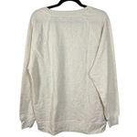 Wildfox Oversized Animal Print Lips Oatmeal Cream Crew Neck Women's Small NEW Photo 5