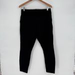 American Giant Black Leggings Size 16P Elastic Waist Made in USA Photo 1