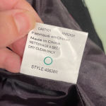 Hilary Radley  100% Wool Coat‎ Black Size 6 Oversized Collar Photo 8