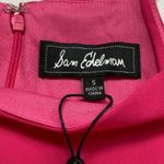 Sam Edelman NWT  Pleated Skirt Midi Dress Sz S Elegant Soft Chiffon Pink Halter Photo 4