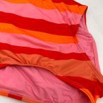 Modcloth  One Shoulder Striped One Piece Swimsuit Size Medium Photo 6