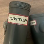 Hunter Women’s  Original Gloss Tall Gray Waterproof Rain Boots, Size US5M/6F Photo 3