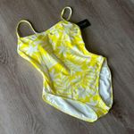 Kate Spade yellow floral onepiece scoop back swimsuit NWT Photo 7
