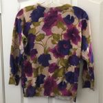 Kenar FINAL MARKDOWN Ladies’  Floral Cardigan w/Beaded Neckline (M) Photo 10