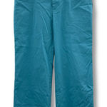 Chico's Trapunto Wide Leg Cropped Pants in Cool Water Blue Sz 0P (4P) NEW Photo 0