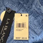 La Blanca  Skirted Hipster Bikini Swimsuit Bottom Chambray Mantra Medallion 14 Photo 5