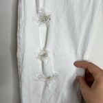 Hollister  Y2K White Skinny Low Rise Ripped Jeans size 28 Photo 9