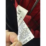 Vtg dress size 10 burnout velvet whimsigoth dark romantic vamp Red Black Hoco Photo 9