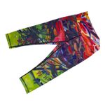 Just Live Activewear Race Time Cropskin Leggings Womens XSmall Fiery Maple Capri Green Size XS Photo 8