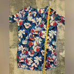 J.Crew Women’s Blue Floral  Bathing Suit Coverup Photo 6