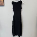 We Wore What Black Boatneck Midi Dress, Size S - NWT Photo 1