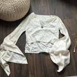 Cult Gaia  Amy V-Neck Long Sleeved Top Photo 0