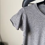 Gap NWT flutter sleeve t shirt dress gray szM Photo 1