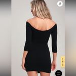 Lulus 🖤  Baby Be Mine Off-the-shoulder Bodycon Dress 🖤 Photo 2