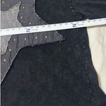 Boutique Oversized Star Patch 100% Cotton Boho Whimsy Embroidered Patchwork Top Photo 6