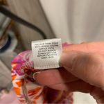 Cute Josie Natori silky pull in draw string funky shorts pink orange floral Size M Photo 4