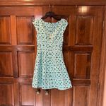 Kate Spade  Florence Broadhurst Atomic Green Solar Dress Size 4 Cap Sleeve Photo 1