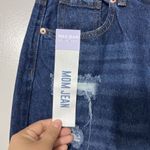 Wax Jean WAX Jeans Distressed Mom Jeans Dark Wash Size S NWT Photo 6