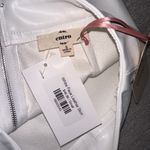 Entro Faux White Leather Mini Skirt Photo 4