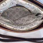 Myra Bags Myra handmade tooled bag leather & cotton carve detachable strap Photo 6
