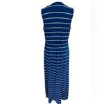 Talbots ✨  BUTTON-FRONT STRIPE JERSEY MAXI SZ LARGE DRESS✨ Photo 4