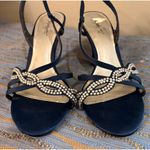 Jacqueline Ferrar Bejeweled Slingback Heels - Size 7M Photo 1