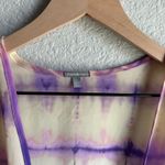 Charlotte Russe Purple Tie Dye Flutter Sleeve Kimono Top Photo 3