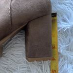 Wild Diva  GOSSIP-10 PLATFORM CHUNKY HEEL OVER THE KNEE HIGH BOOTS TAUPE SIZE 7 Photo 9