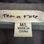 Tea N Rose  Women’s Medium/Large Gray Embroidered, Long Lightweight Jacket Photo 3