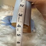 Blue Mules with Decorative Bow Size 6 Photo 8