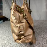 Coach  Ashley Large Beige Leather Carryall Satchel Shoulder Bag​ Photo 5