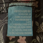 J. McLaughlin Annabelle Black Pink Floral Midi Shirt Dress 3/4 Sleeve Small Photo 9