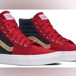Vans Sk8-Hi Marvel Captain Marvel/ Wonder Woman Sneakers Men’s 6.5 Women’s 8 Photo 0