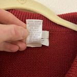 Christopher & Banks  Red Sweater with Green Trim Photo 5