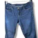 J.Crew Dark Wash Matchstick Mid-Rise Frayed Denim Jeans Size 32S Petite Short Photo 1