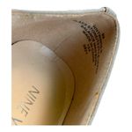 Nine West "Tatiah" Silver Embellished Glam Pointed Toe Pumps, Women's Size 8 NEW Photo 10