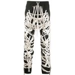 Magalace black satin joggers Photo 2