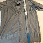 Cable & Gauge  Double-Scallop Open Front Cardigan size 1X gray Photo 9