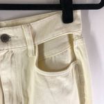 We Wore What Womens Jeans High Rise Wide Leg Cutouts White 26 Photo 1